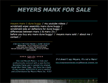 Tablet Screenshot of meyersmanxforsale.com